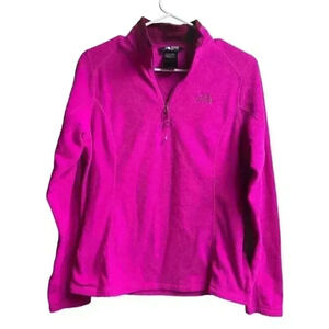 The North Face Quarter Zip Pullover Blouse Jacket Purple Medium